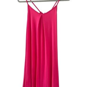 Elegant Pink Midi Dress